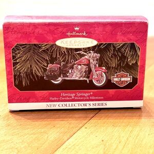 Hallmark Heritage Springer Motorcycle Ornament
